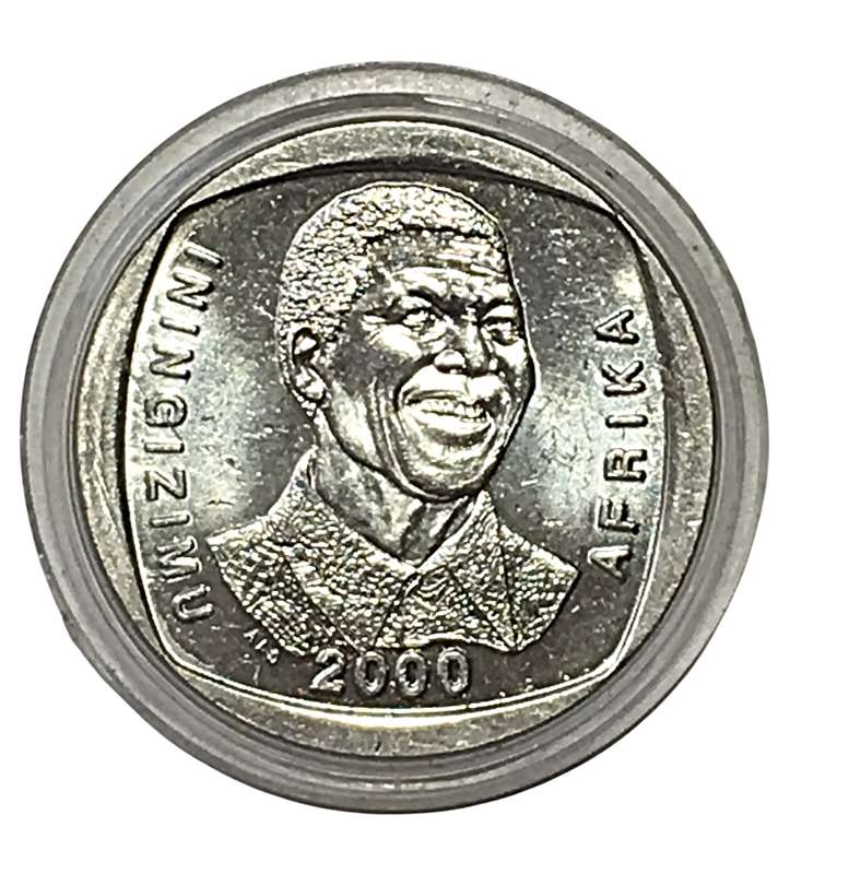 Commemorative 5 RAND Coinage - South Africa - Mint State Condition + 3 Proof-like 2 Rands