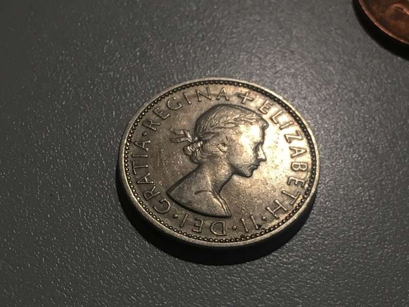 Two Shillings (Elizabeth II 1st Portrait) Great Britain, 1957 - Gem
