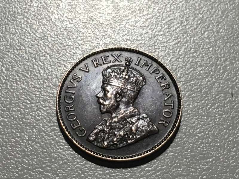 1/4 Penny (George V) Union of South Africa, 1935 - Rare Gem