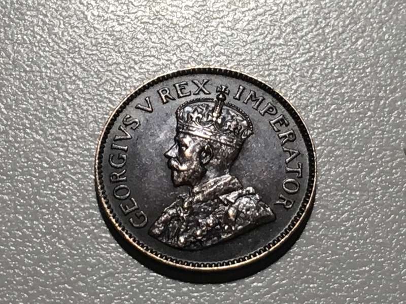 1/4 Penny (George V) Union of South Africa, 1935 - Rare Gem