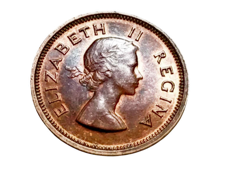 1955 ¼ Penny (Elizabeth II) Union of South Africa - KM# 44