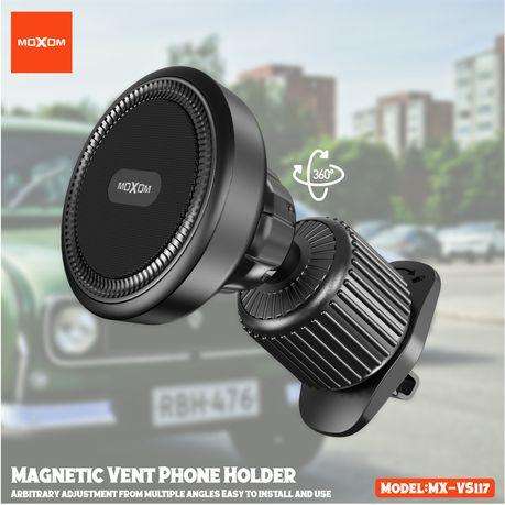Moxom MX-VS117 Magnetic Vent Phone Holder - 360 Rotation, One-Hand Use