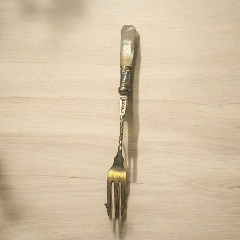 Mother of pearl pickle fork
