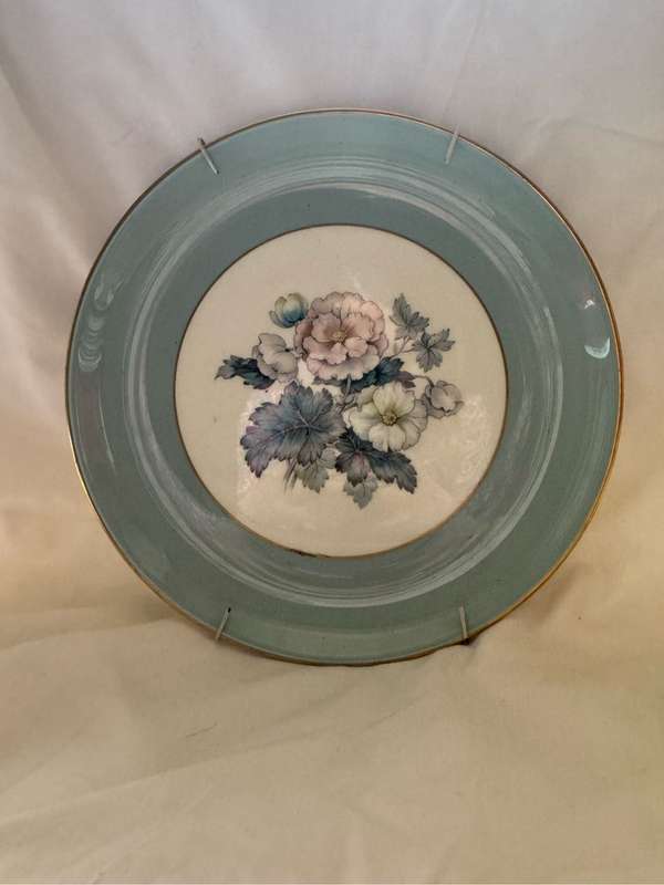 Royal Worcester blue floral plate