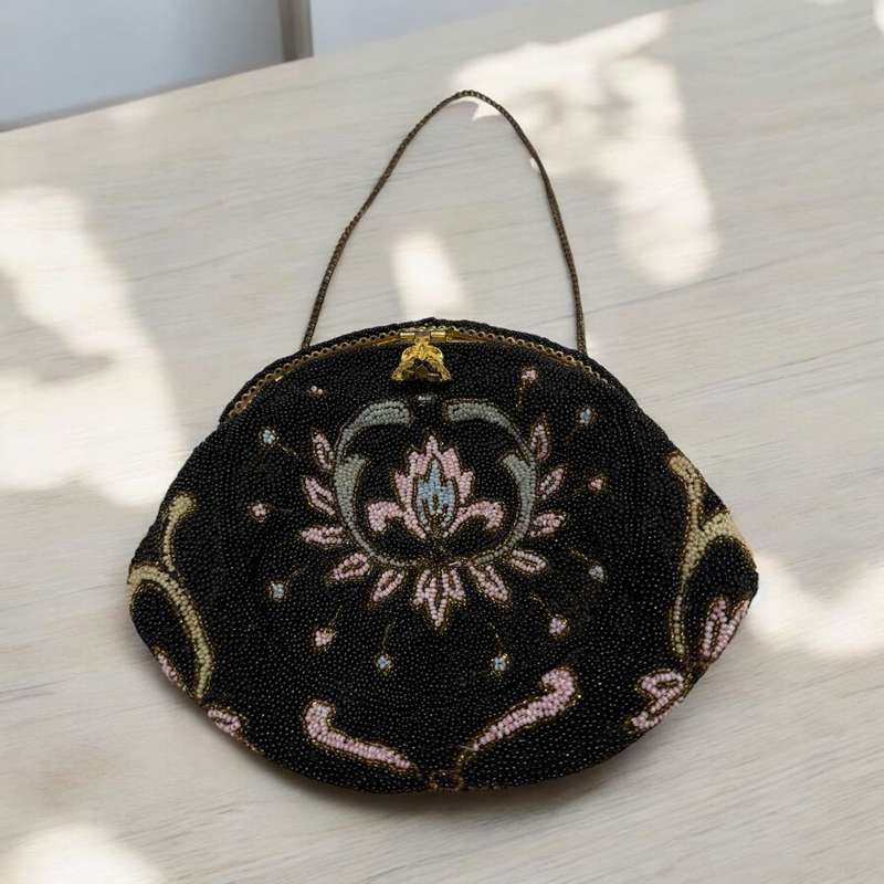French hand made vintage purse