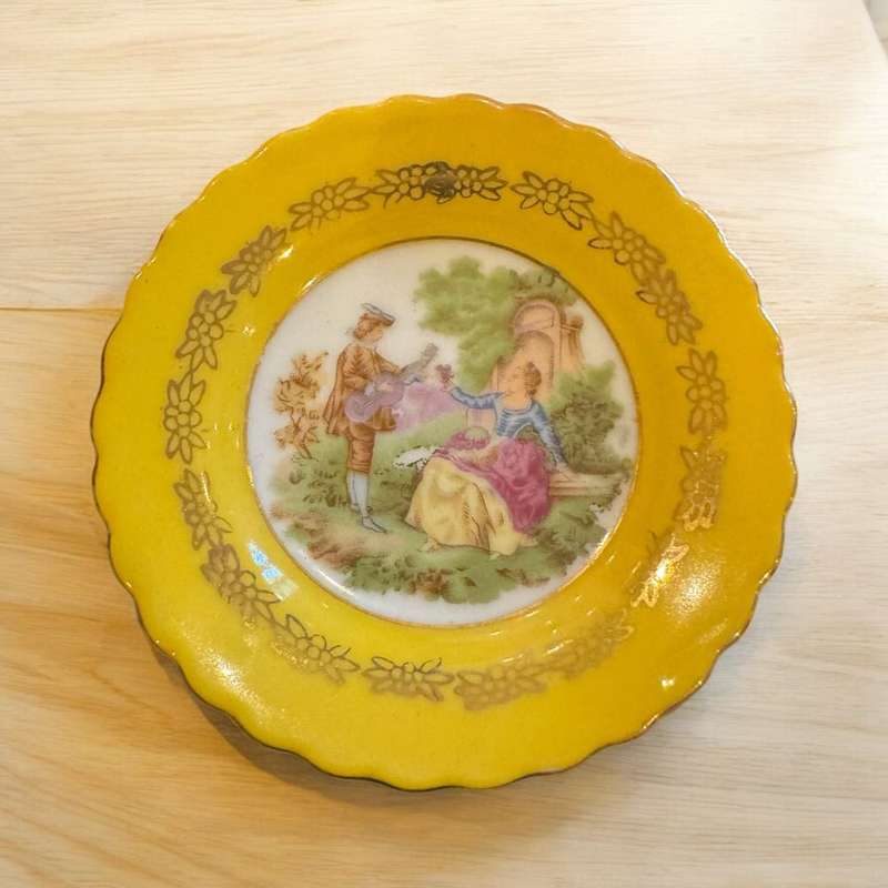 Limoge style plate