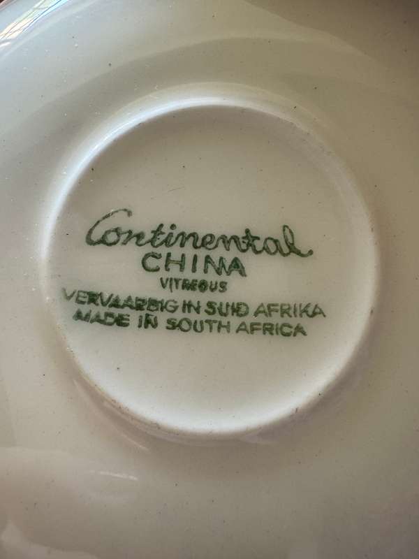 Continental China Cup and saucer