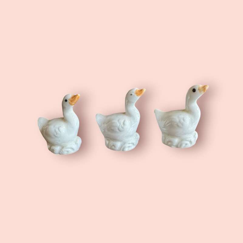 3 goslings ornaments