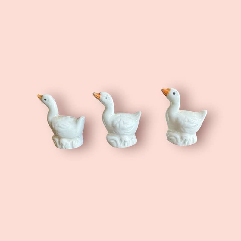3 goslings ornaments