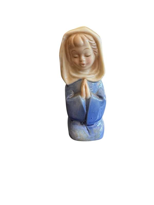 Praying girl ornament