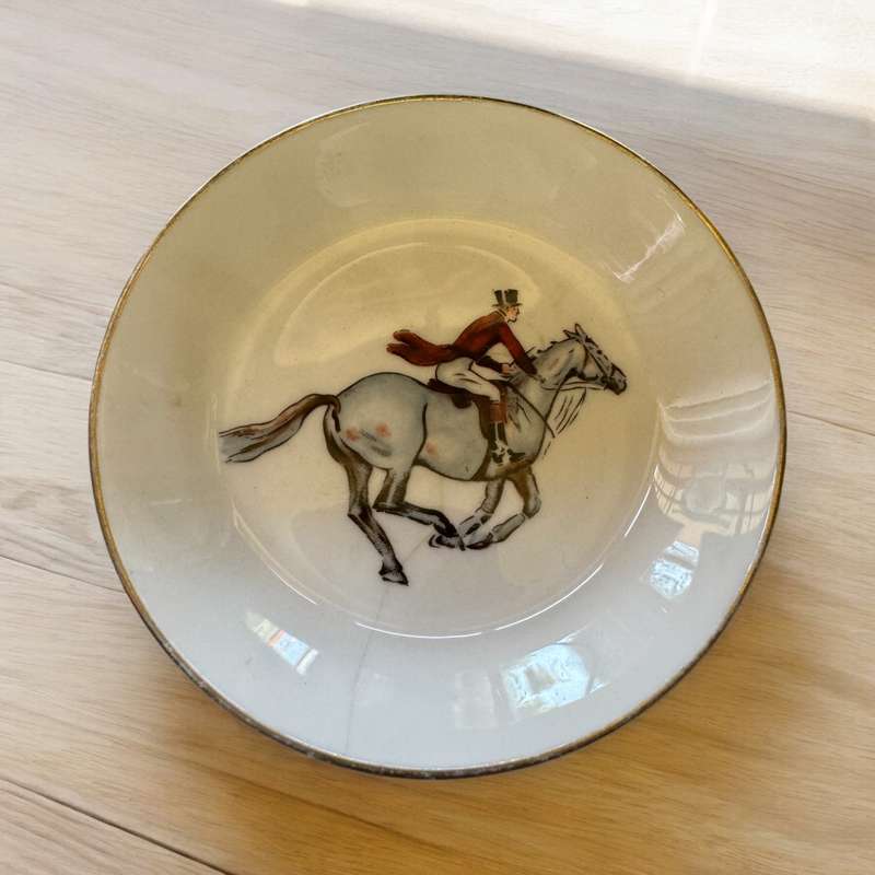Small Equestrian plate