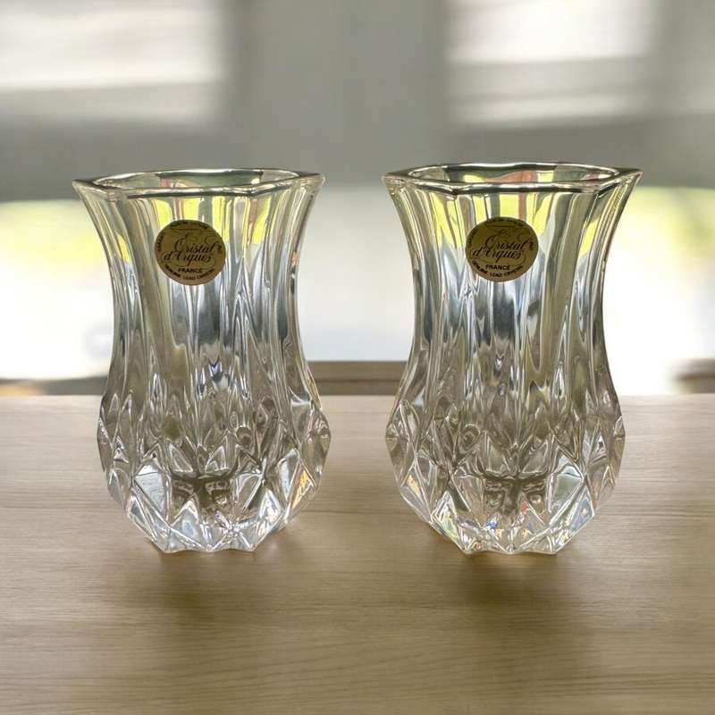 Crystal posy glasses