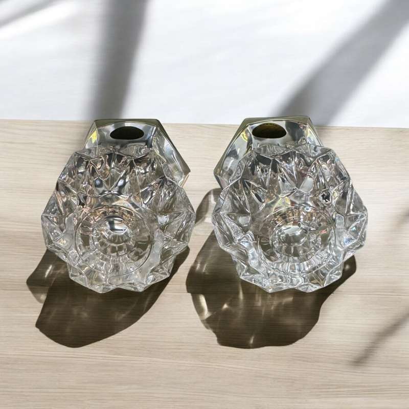 Crystal posy glasses