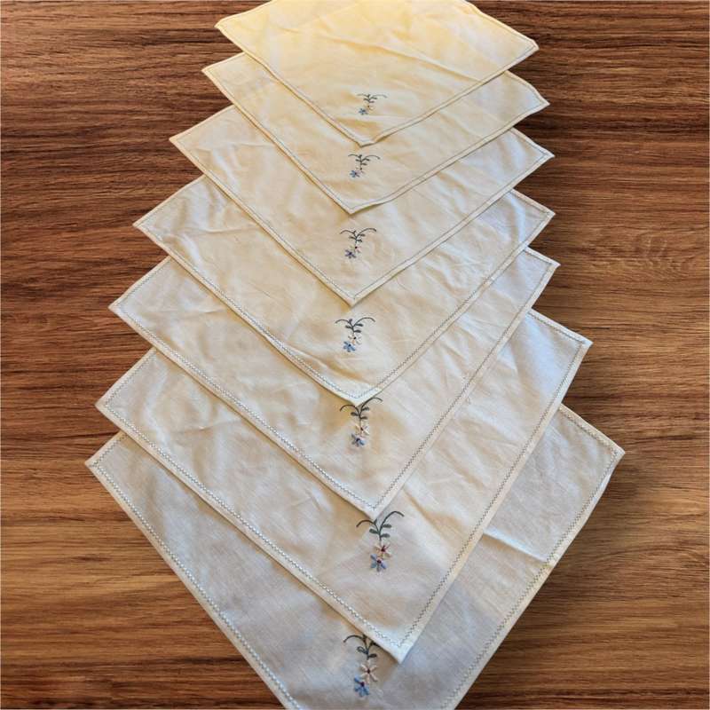 Embroidered cloths x7