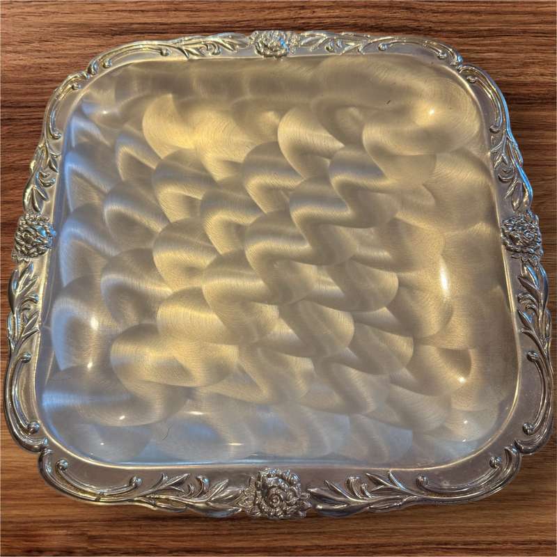 Silverplated tray