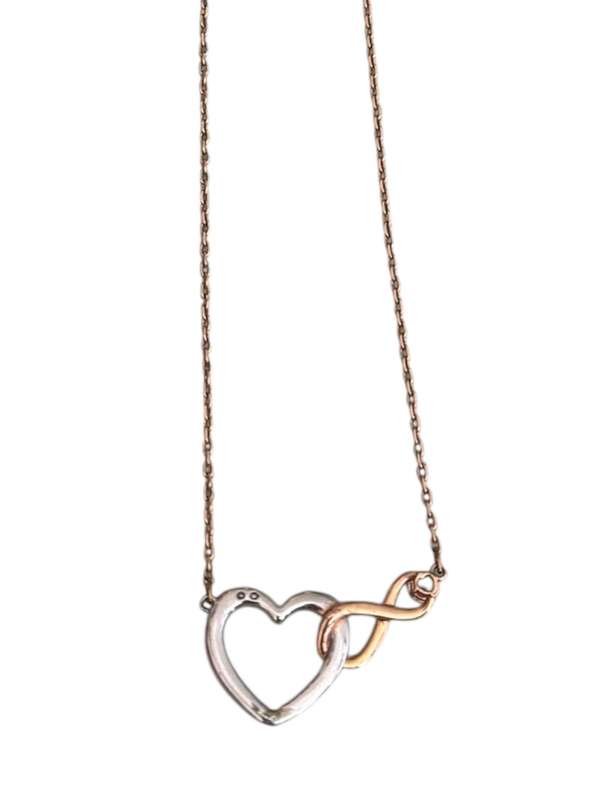Swarovski infinity heart necklace