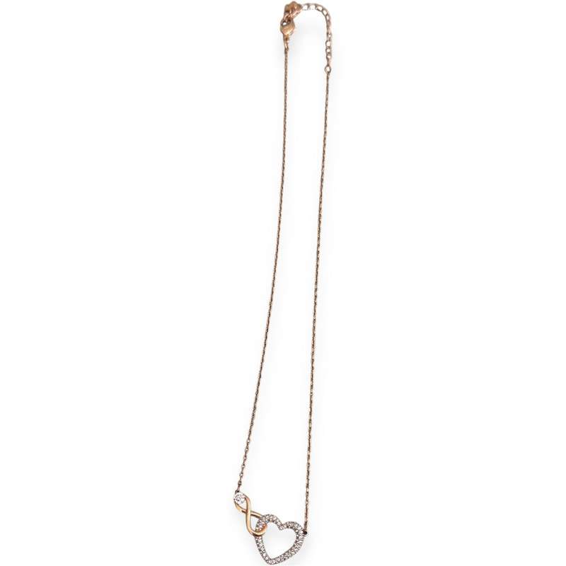 Swarovski infinity and heart symbol