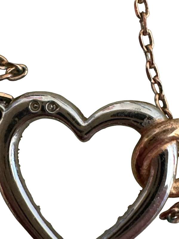 Swarovski infinity and heart symbol