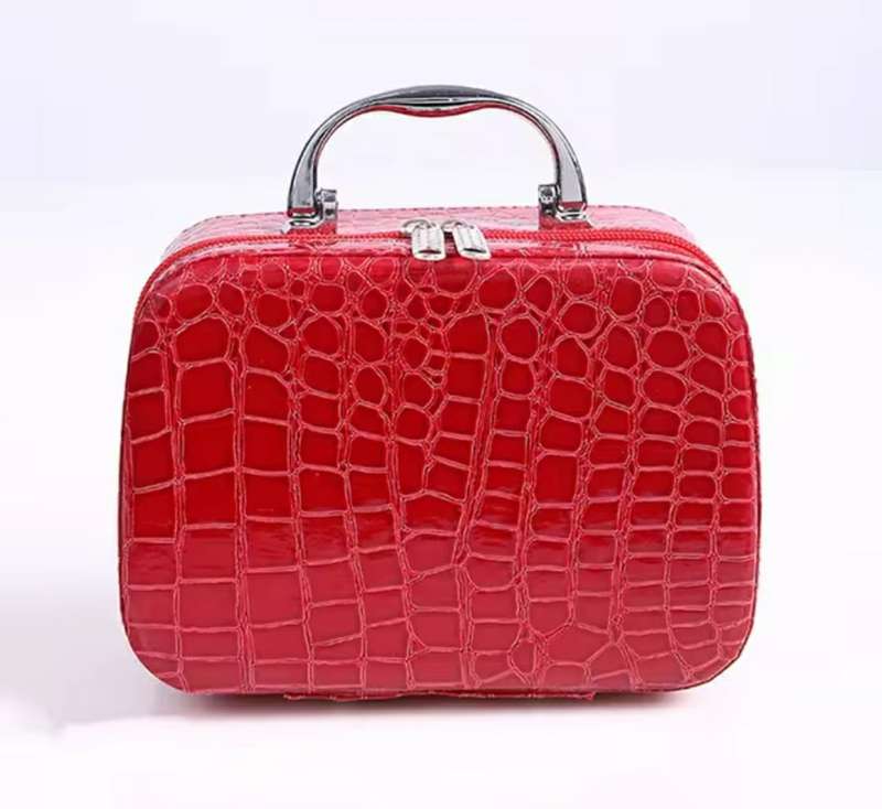 Multi Function Portable Travel Make-up Organizer - Red
