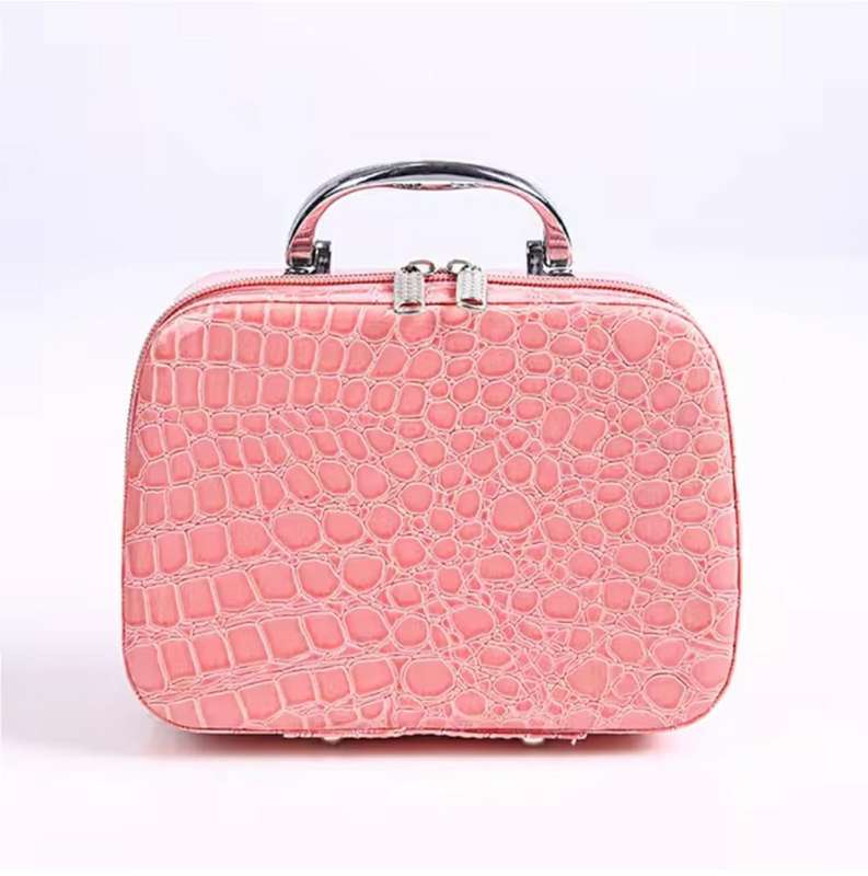 Multi Function Portable Travel Make-up Organizer - Pink