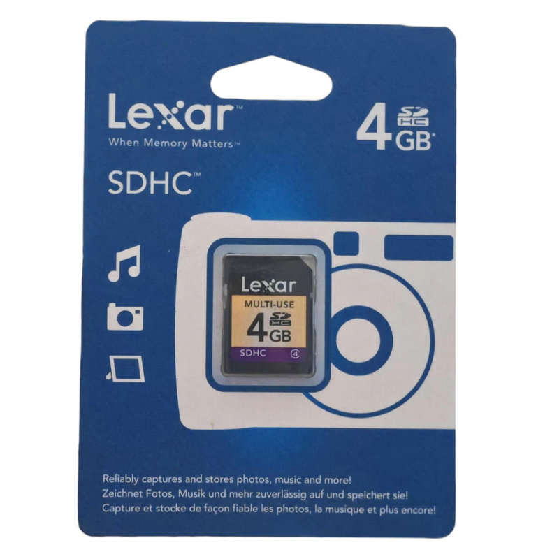 Lexar SDHC 4GB Memory Card