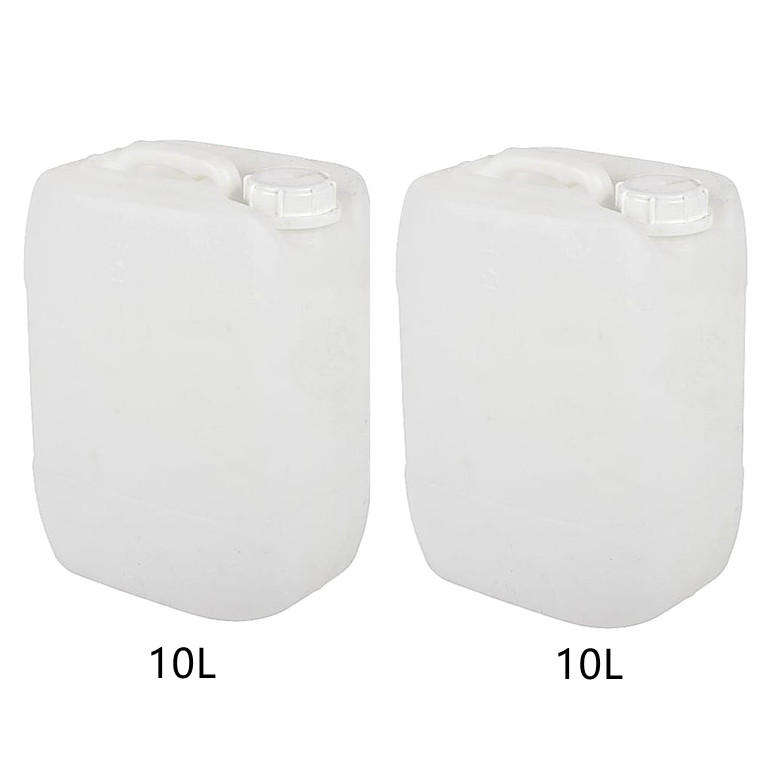 Pack of Two - Container Plastic Water Can 10 Liter - Store Water - Fuel Filters
