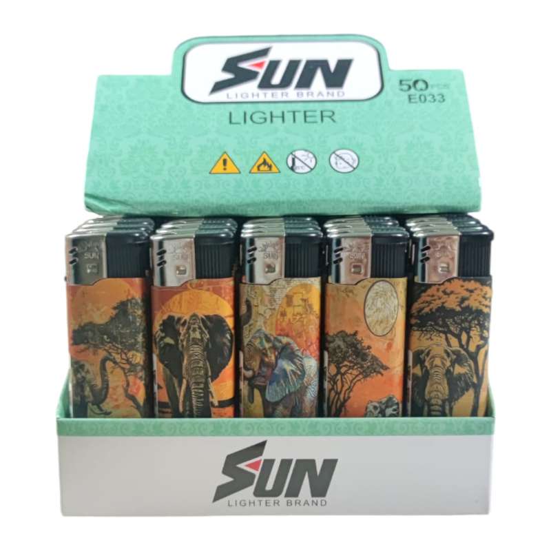 50pcs Per Box - Cigarette lighters Sun Lighter Sun|2008 Certifies Lighter B