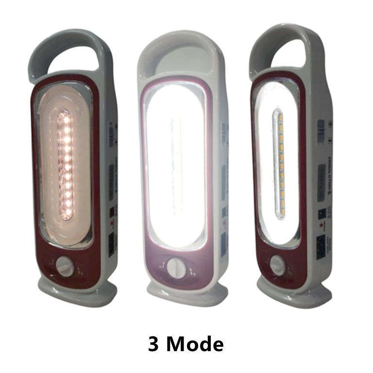 2 Units - Rechargeable Emergency Dimmable LED Light 28 LED plus 21 SMD Super Bright