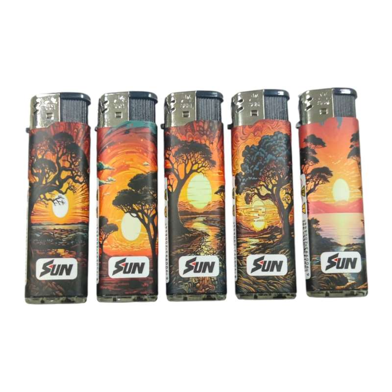50pcs Per Box - Cigarette lighters Sun Lighter Sun|2008 Certifies Lighter D