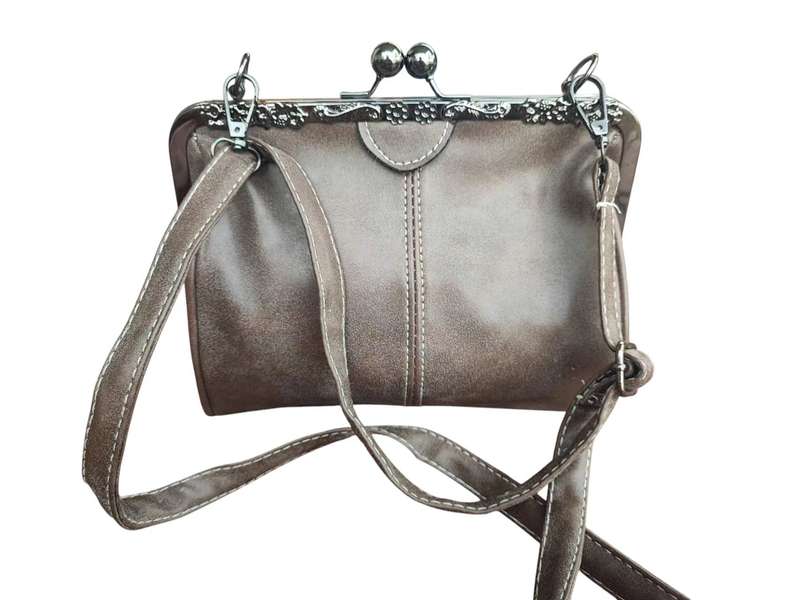 Women's Soft PU Leather Handbag Retro Crossbody Shoulder Bag - Pack of Two