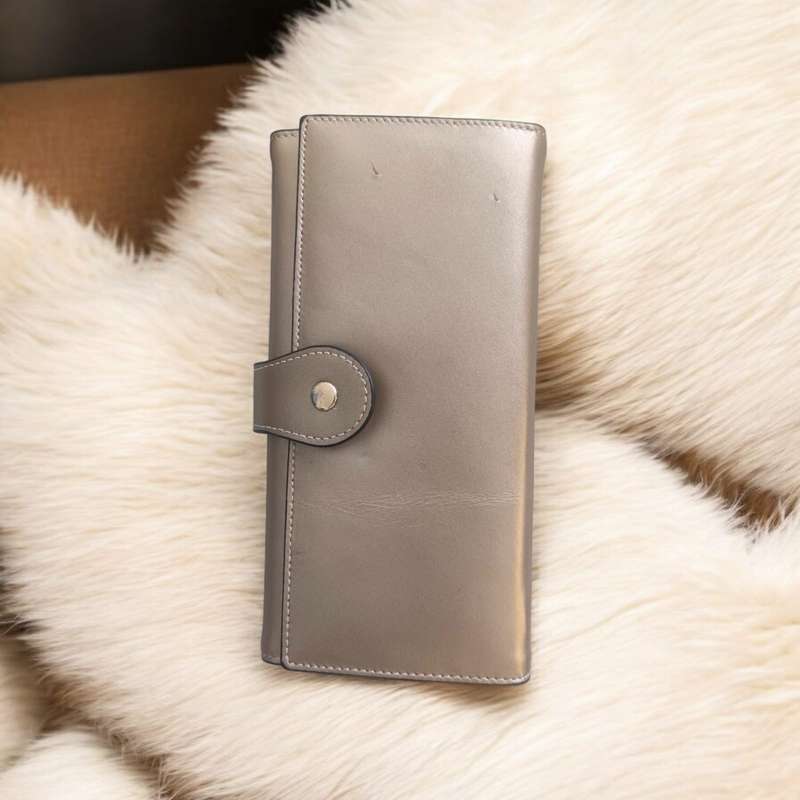 Women's genuine leather clutch wallet with card holder organizer ideal gift