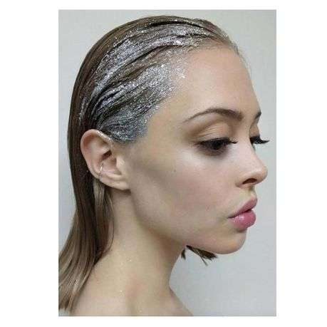 Temporary Glitter Hair Colour Spray 80g - Pack of Three - Silver