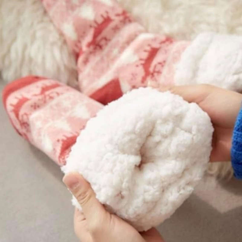 Unisex Winter Socks with Fleece Lining