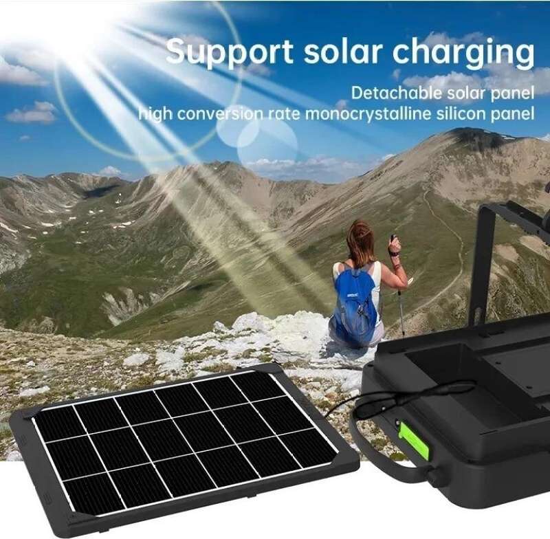 400w Multi-Fonctional Solar Portable Flood Light Build in batteries 14000mah and Solar Panel