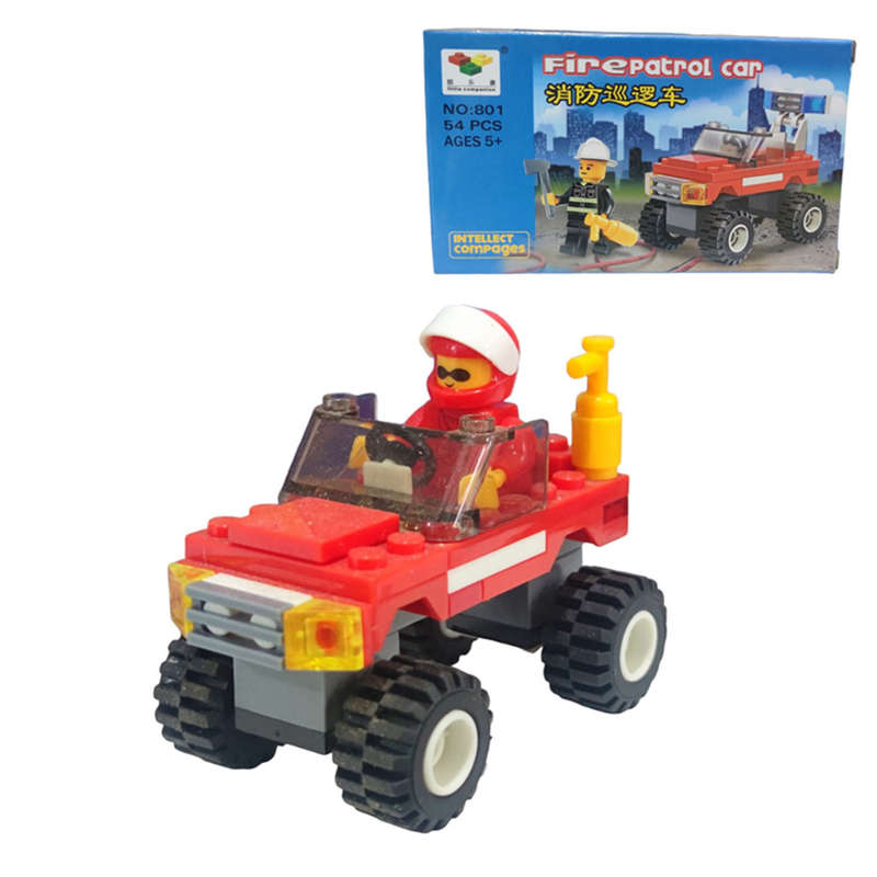 Mini Fire Truck Fire Car Car Model Realistic Die-Cast Fire Engine Toy