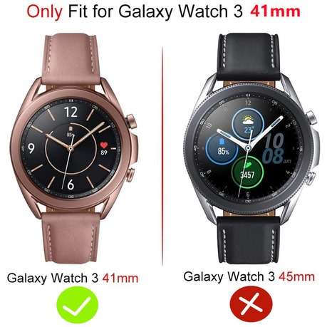 Screen Protector Tempered Glass For Samsung Galaxy Watch 3 41mm - Pack of Three