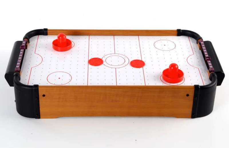 Classic Mini Tabletop Air Hockey Family Game Battery Operated - 51 cm x 31 cm x 10 cm