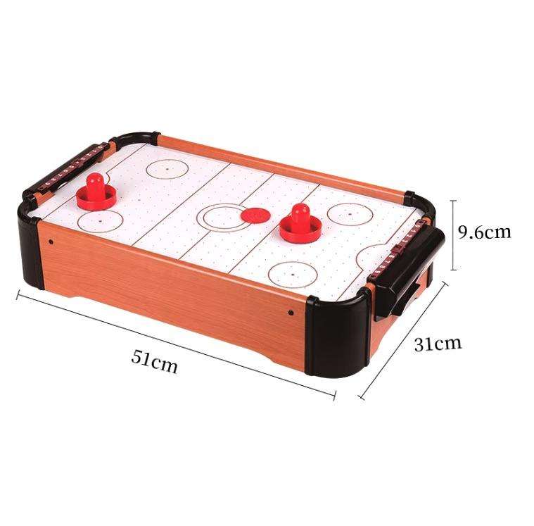 Classic Mini Tabletop Air Hockey Family Game Battery Operated - 51 cm x 31 cm x 10 cm