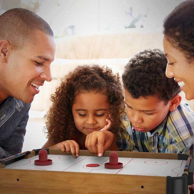 Classic Mini Tabletop Air Hockey Family Game Battery Operated - 51 cm x 31 cm x 10 cm