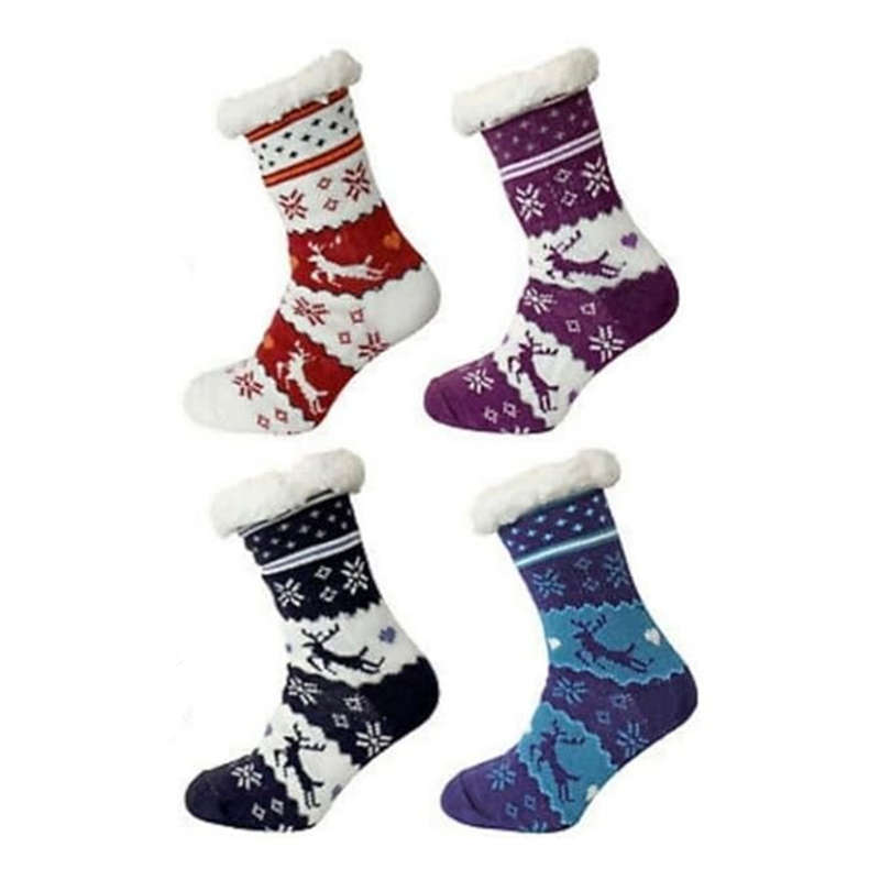 Unisex Winter Socks with Fleece Lining