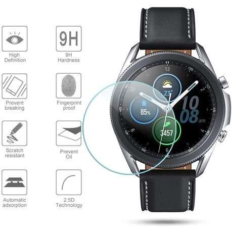 Screen Protector Tempered Glass For Samsung Galaxy Watch 3 41mm - Pack of Three