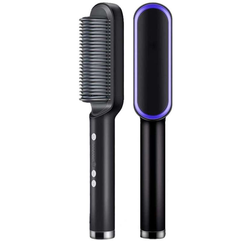 Hair Straightener Electric Comb Brush for Women Hair Straightening, Fast Smoothing Comb