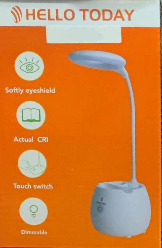 Wireless LED Desk Lamp - Table Light - White