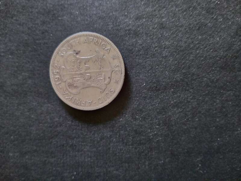 1952 British 2 Shilling Coin