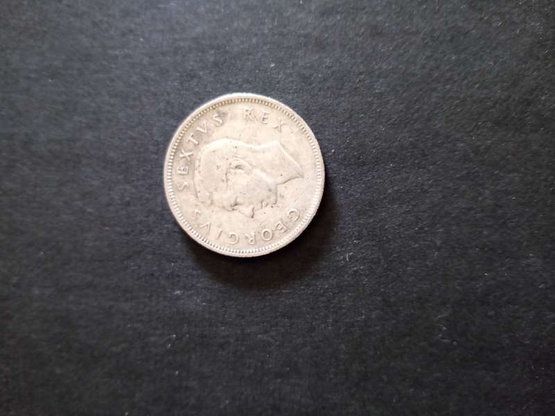 1952 British 2 Shilling Coin