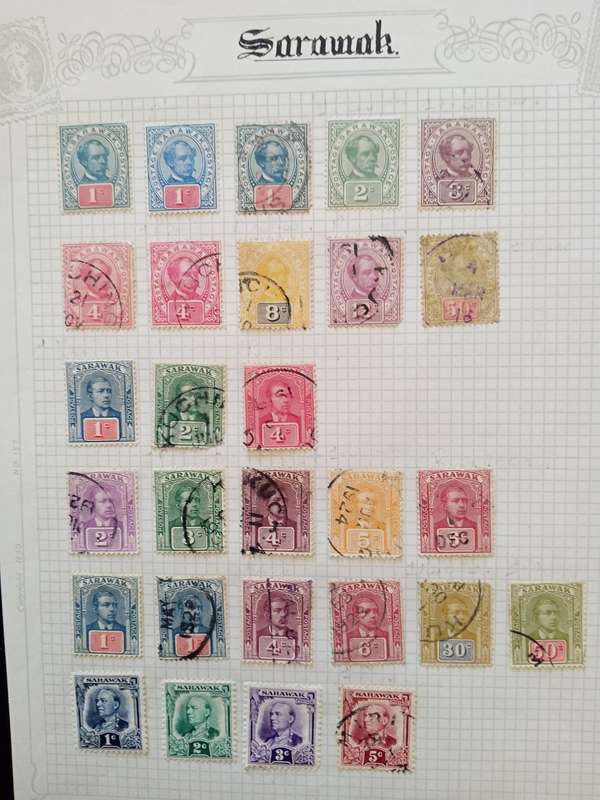 Sarawak stamp collection - very nice