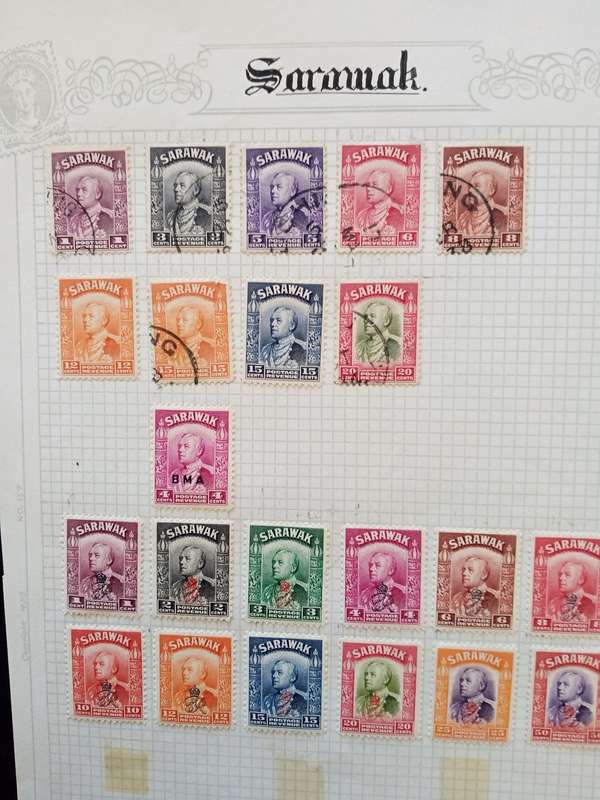 Sarawak stamp collection - very nice