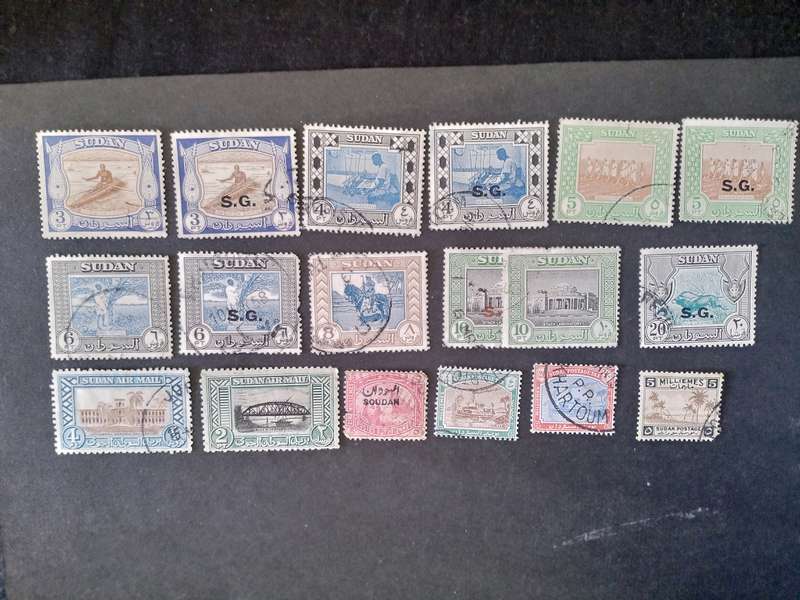 A nice collection of Sudan stamps