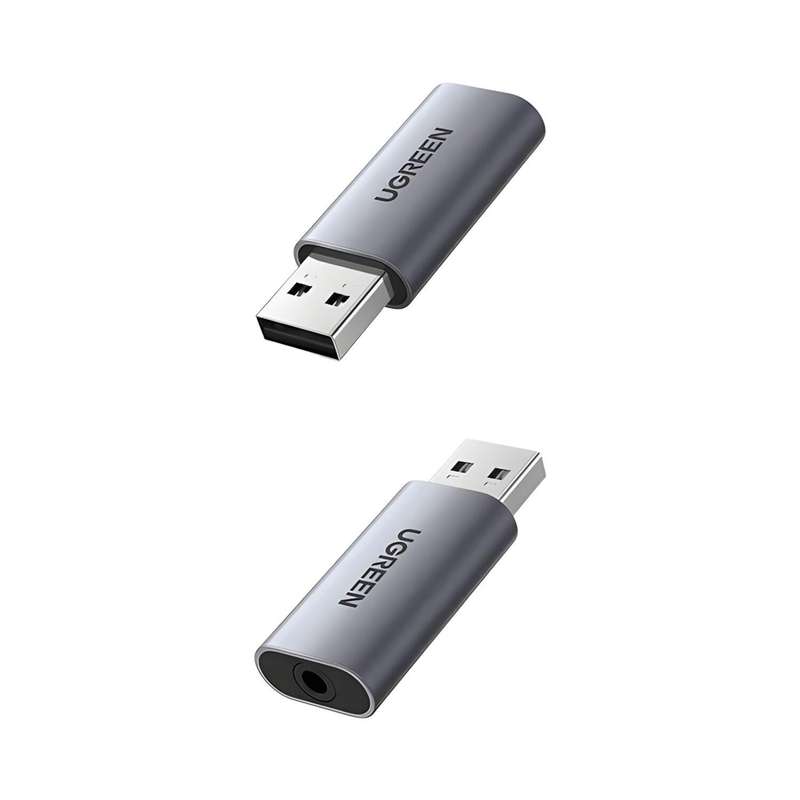 UGREEN CM383-80864 USB-A to 3.5mm Audio Jack External Sound Adapter