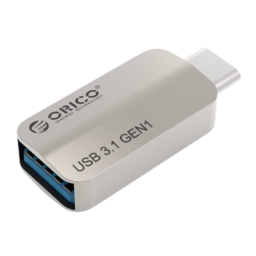 ORICO USB Type-C to USB-A 3.1 ChargeSync On The Go Adapter  Silver